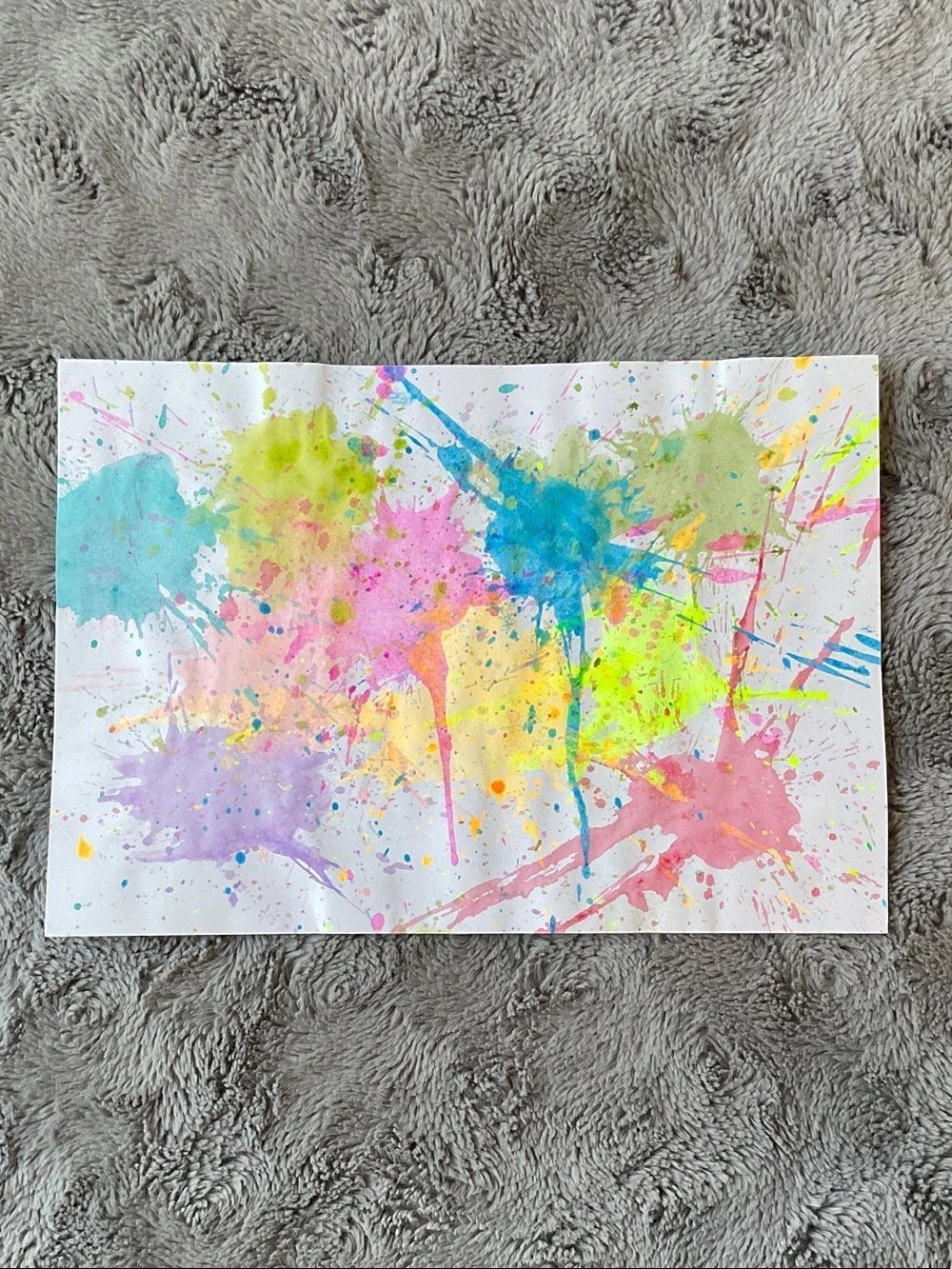 Abstract Colorful Background Painting